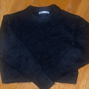 Zara Black Knit Sweater